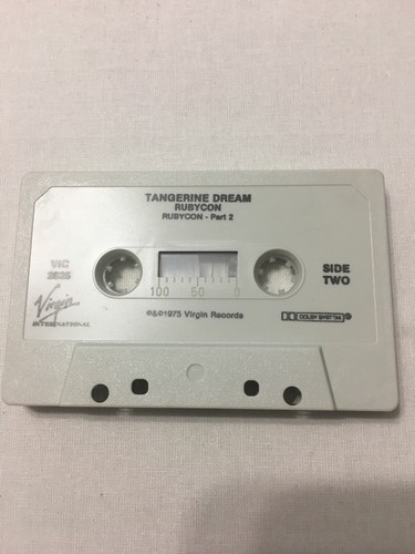 Tangerine Dream Rubycon Cassette Tape
