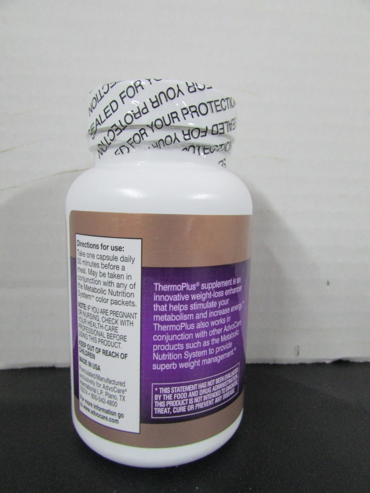 ADVOCARE THERMOPLUS VITAMIN AND HERBAL DIETARY SUPPLEMENT 90 CAPSULES--NEW