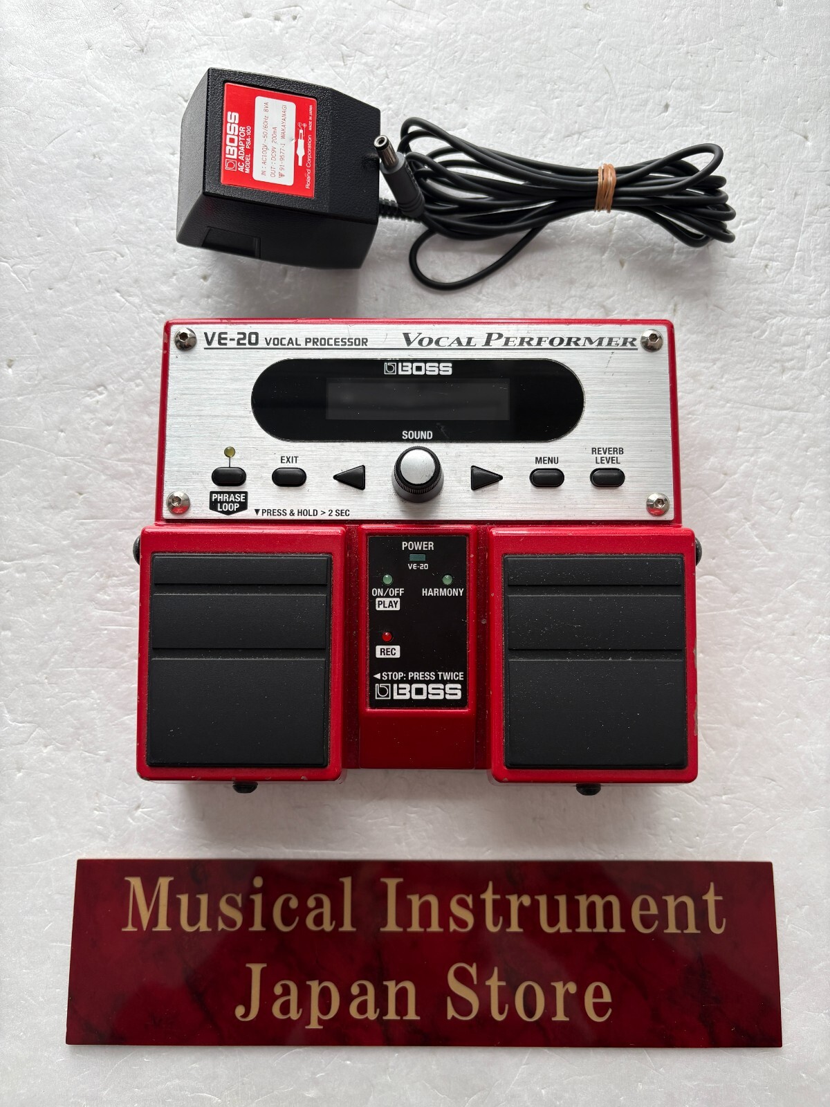 BOSS VE-20 ボーカルエフェクター　vocal processor boss_ve_20_vocal_performer_143