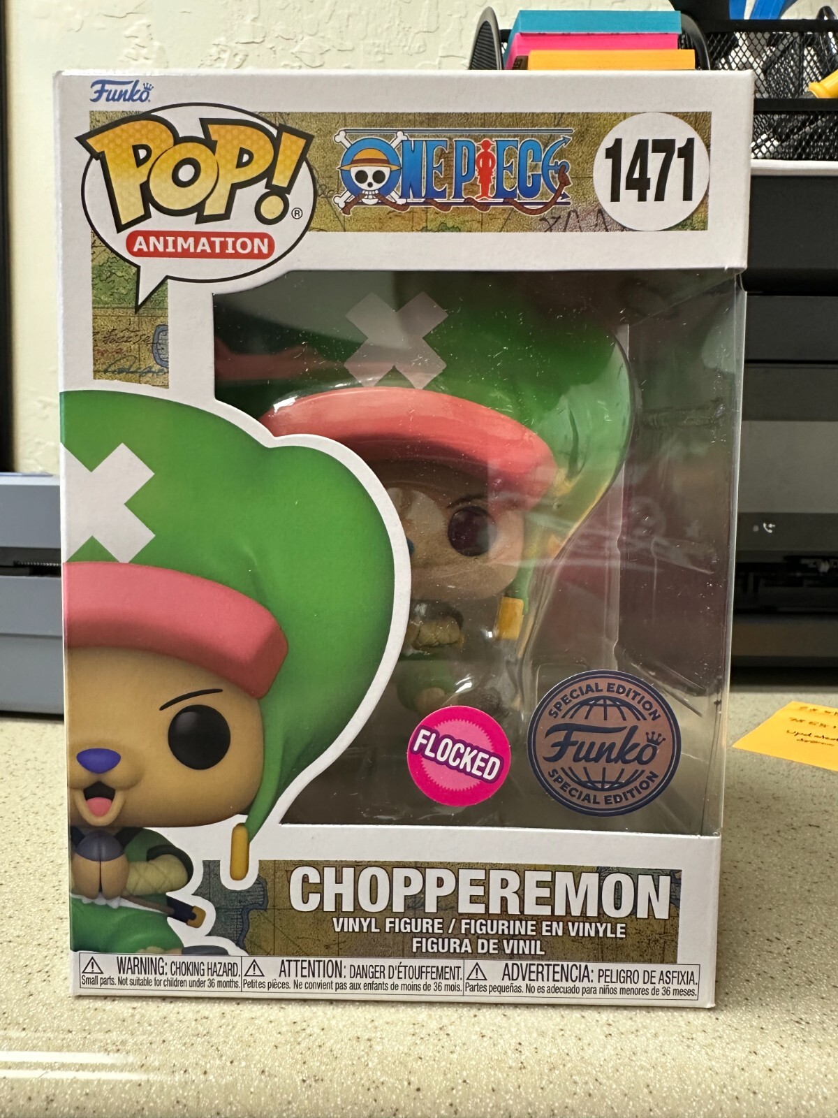 【再入荷】 Funko #1471 Piece One Anime Flocked Chopperemon POP! アクセサリー