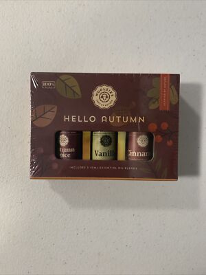 Brand New Woolzies Hello Autumn 100% Pure Essential Oil Blends 3 Pack, 10ml Each