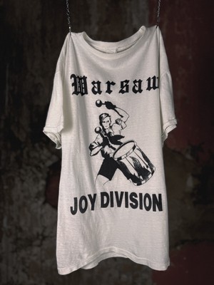 Vintage RARE 1980s Joy Division  Warsaw  Bootleg T-Shirt Size L