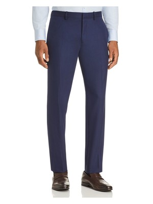 

THEORY Мужской костюм Mayer синего цвета с плоской передней частью, зауженный, раздельный, из смесовой шерсти, Синий