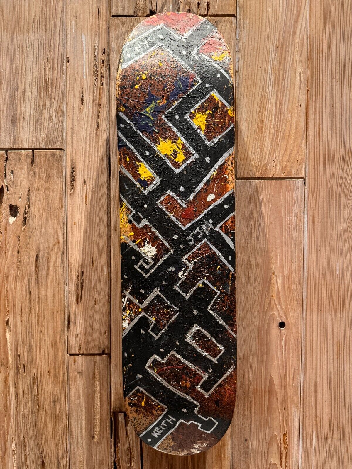 REAL SKATEBOARDS VINTAGE KEITH HUFNAGEL 1995 1 0F 44 RARE REAL SKATEBOARDS VINTAGE KEITH HUFNAGEL 1995 1 0F 44 RARE