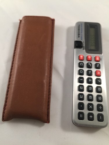 Toshiba Liquid Crystal LC-850M Mini Pocket Calculator