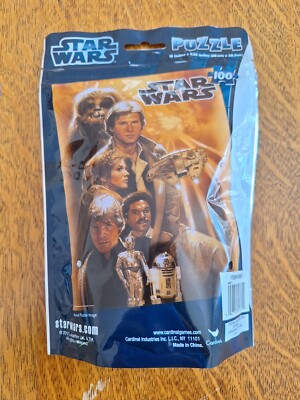 STAR WARS ESB 100 Piece Puzzle on the Go Unopened NOS Han Leia Luke Lando
