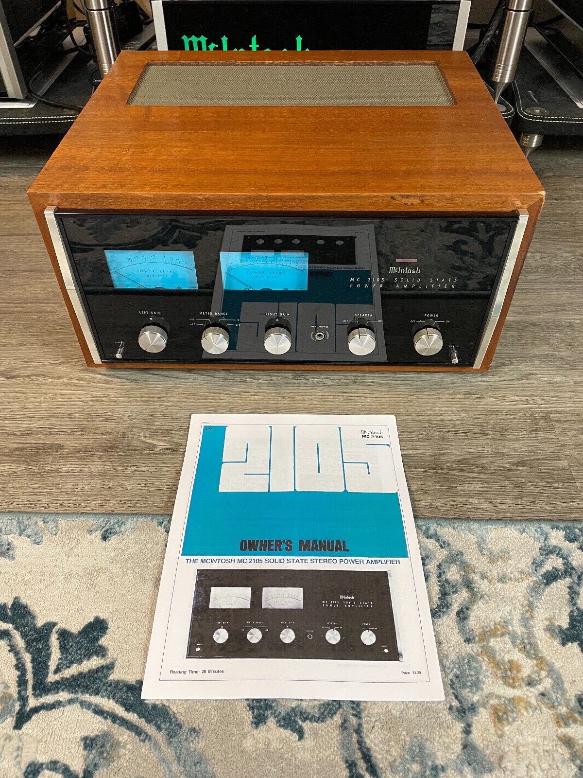 McIntosh MC2105 ステレオパワーアンプ McIntosh MC2105 Amplifier