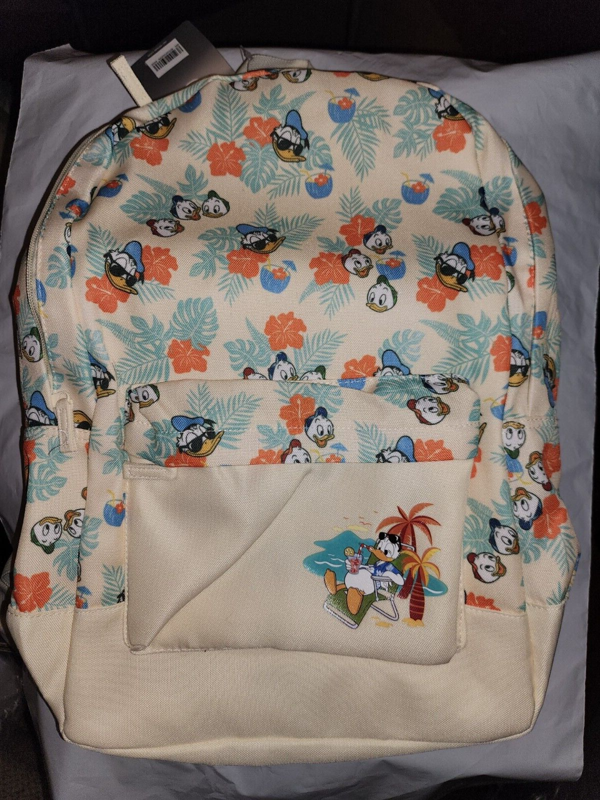 Disney Store Donald Duck and Nephews Full-Size Backpack (N7526) NWT Loungefly Disney Donald Duck Group Campfire Mini Backpack  main image 4