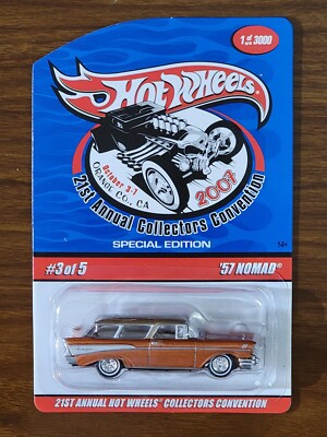 Hot Wheels RLC '57 Nomad 21st Collectors Convention 1 of Only 3,000