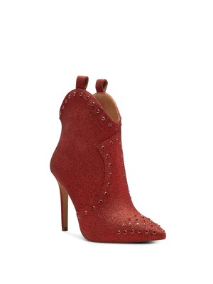 

JESSICA SIMPSON Женские красные блестящие драгоценные камни с акцентом Pixillez Stiletto сапоги 7,5 м, Красный, JS-PIXILLEZ3