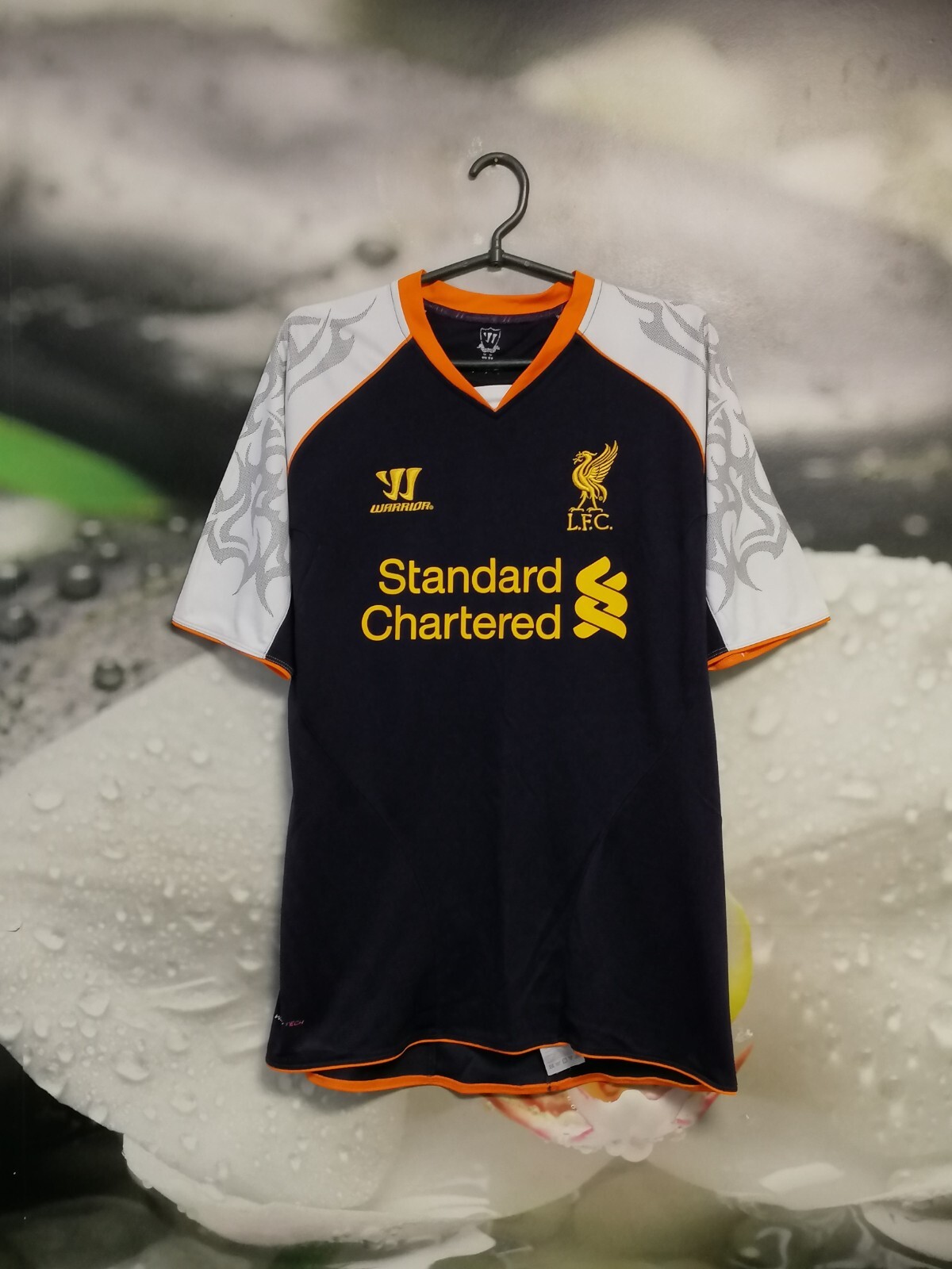 希少 2013 2014 Liverpool third Warrior LIVERPOOL 2013/2014 THIRD FOOTBALL SHIRT KIT SOCCER JERSEY
