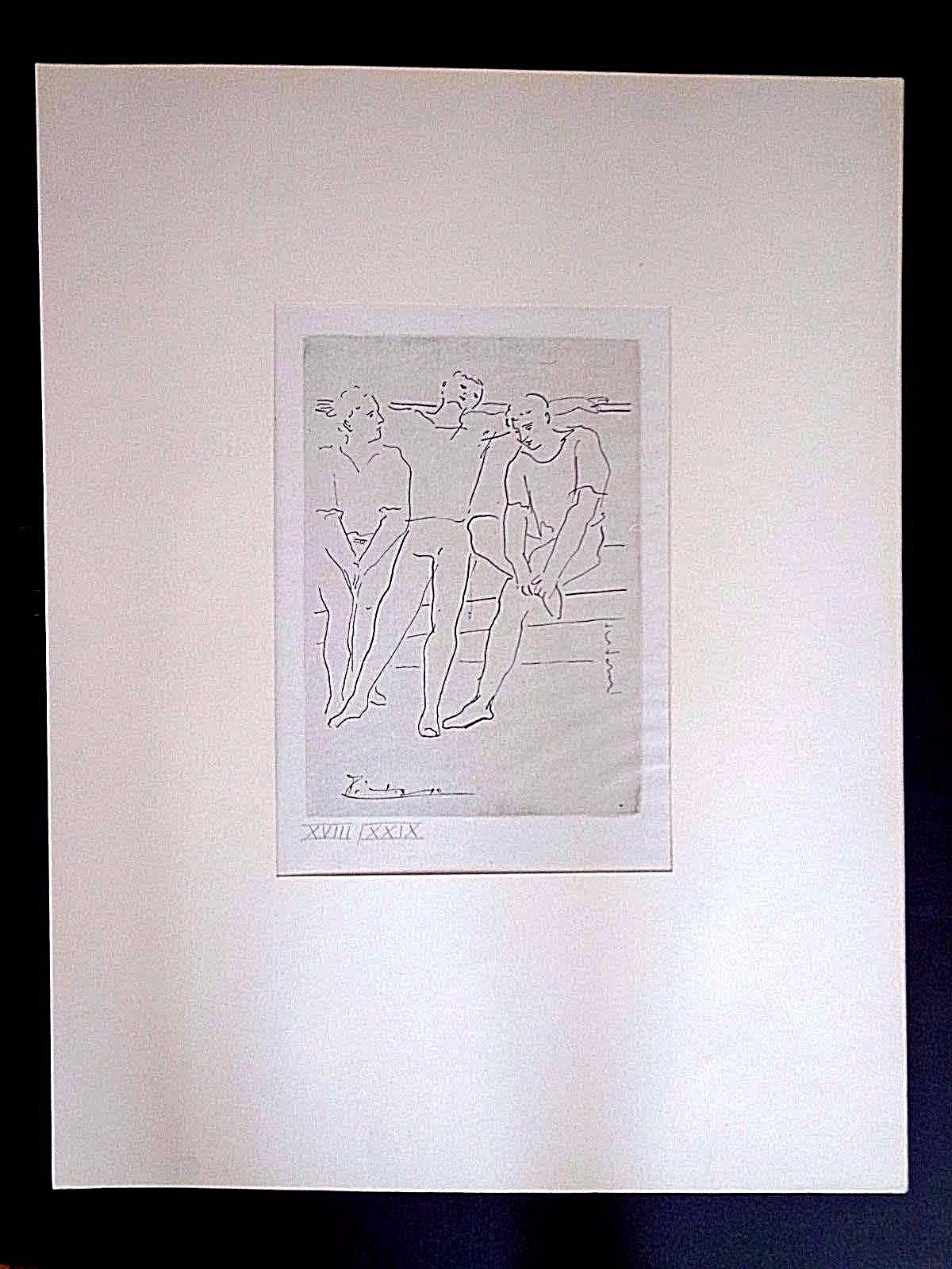 Picasso Léger ピカソ レジェ Original Picasso ltd ed XVIII/XXIX copperplate engraving