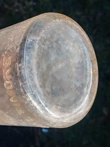 Vintage old antique bottle embossed beer breweriana Gunther's baltimore maryland