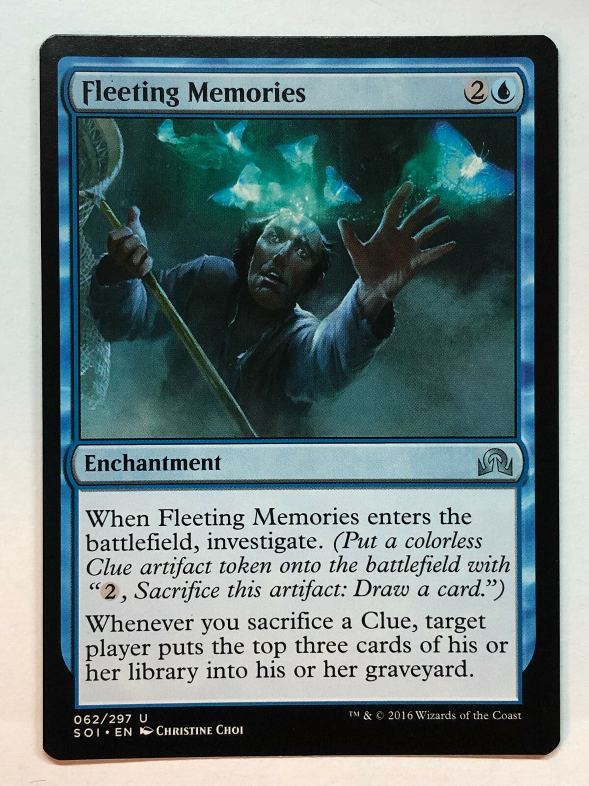 Fleeting Memories 2x FOIL SOI MTG Shadows Over Innistrad Uncommon MINT blue Fleeting Memories 2x FOIL SOI MTG Shadows Over Innistrad Uncommon MINT blue