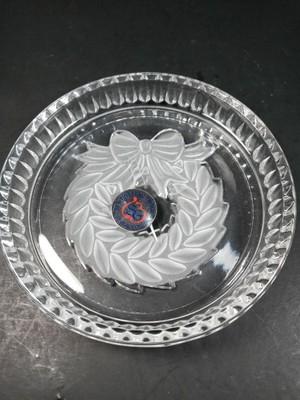 Toscany Classics Holiday Series Christmas Wreath Design Glass Coasters IOB