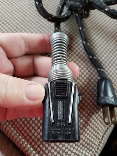 SMALL ELECTRIC APPLIANCE CORD Replacement 2 PRONG 5A 250V/10A 125V ELECTRIX 68