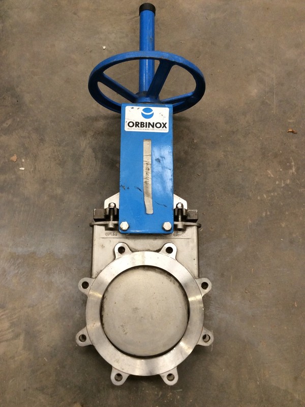 Orbinox Knife Gate Valves Surplus Industrial Equipment