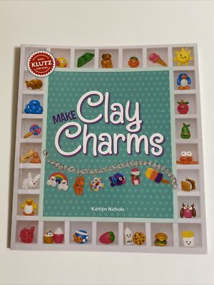 Make Clay Charms Klutz Craft Bracelet Charm 2013 Novelty Book Only [BX 14]