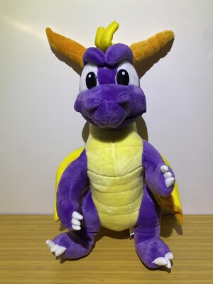 2001 Original Spyro the Dragon Soft Large 18 Inch Plush Stuffed Toy Promo PS1