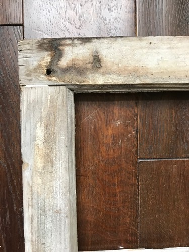 VINTAGE SASH ANTIQUE WOOD WINDOW No Glass FRAME WEDDING DISTRESSED 21” - 25”