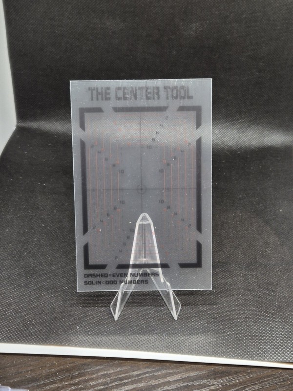 The Center Tool - Trading Card Tcg Centering Tool - Gpk Center 4 Psa Beckett Sgc