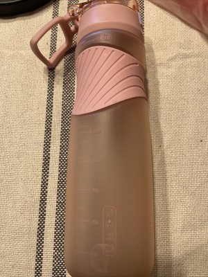 Diller Pink Water Bottle With Straw Attachment 820ml