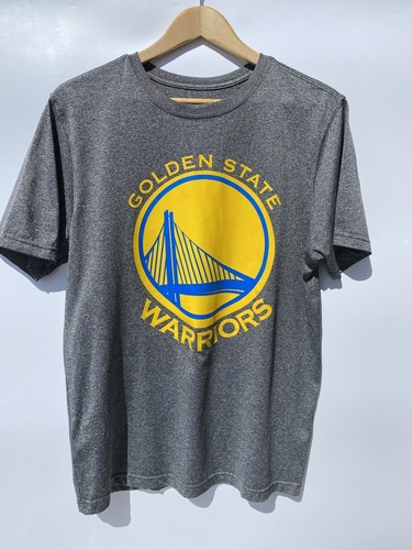 Golden State Warriors Gray/Yellow Graphic Logo Short Sleeve