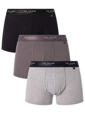 

Мужские трусы Ted Baker (3 шт.), серые, Grey, TBB02-GY2-001