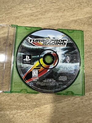 Turbo Prop Racing For PS1- Disc Only- Tested