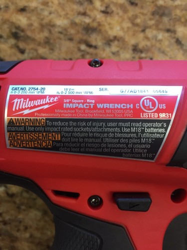 Milwaukee 2754-20 M18 FUEL 3/8