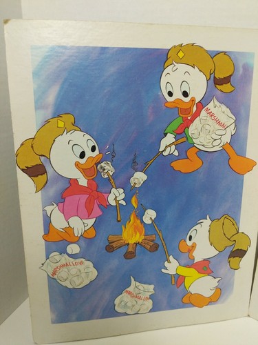 Vintage 1985 Golden Frame Tray Puzzles Looney Tunes and Disney 2 puzzles!