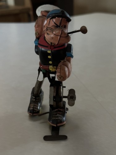 Vintage Metal Popeye Figurine 5” Wind Up Toy Very Rare! | eBay