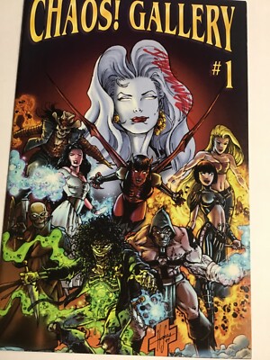 Chaos Gallery #1 (1997) SIGNED BY DAVID BREWER INSIDE & COVER High Grade 9.2+