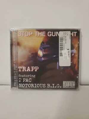 Trapp ''Stop The Gunfight'' CD SEALED/NEW, (1997), feat: 2Pac & Notorious BIG %