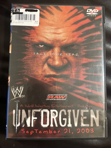 WWE Unforgiven 2003 (DVD, 2003) WWF WCW ECW AEW ROH NWA TNA