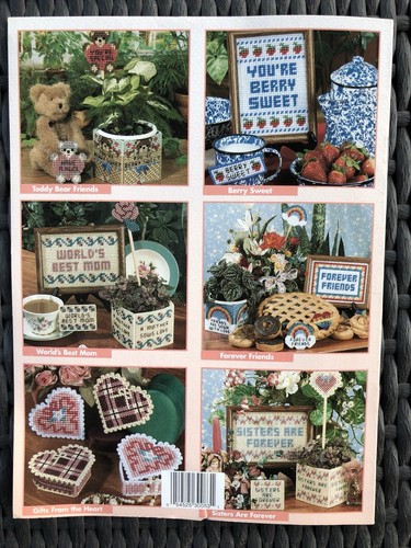 JUST BETWEEN FRIENDS by Angie Arick House of Birches Plastic Canvas Pattern Book