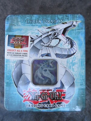 Yu-Gi-Oh! Cards, Sealed, Unopened Collectors Tin 2006 GX Cyber Dragon NOS Yugioh