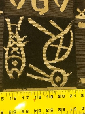 Clarence House Upholstery Fabric Kanji Asian Calligraphy Epingle Velvet 20+ yds