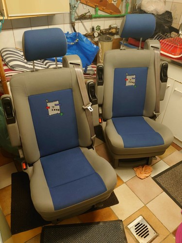 2 VW T4 Pilot-Site Atlantis 2001 Ausstattung Sitze Autositze mittlere Sitze!!!