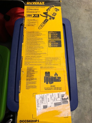 DeWALT DCCS620P1 20-Volt MAX 12-Inch 5Ah Cordless Lithium-Ion Chainsaw Kit