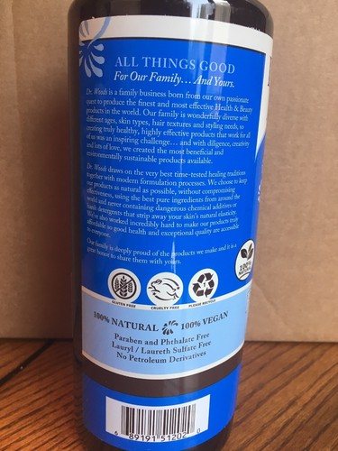 Dr. Woods Peppermint Castile Soap For All Skin Types 32 oz (946 ml) Gluten Free