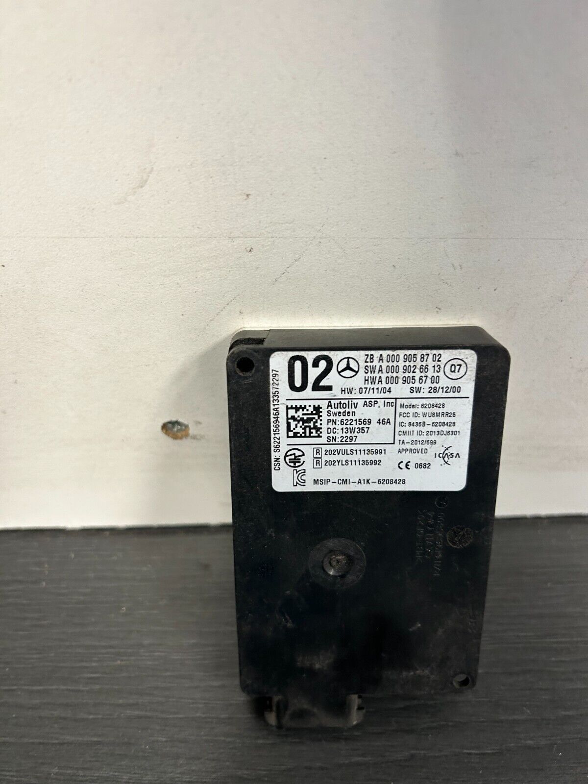 14-17 Mercedes Blind Spot Radar Distance Sensor Module 14-17 Mercedes Blind Spot Radar Distance Sensor Module