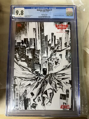 Batman and Robin #1 NGU Sketch Cover CGC 9.8 1st Apperance