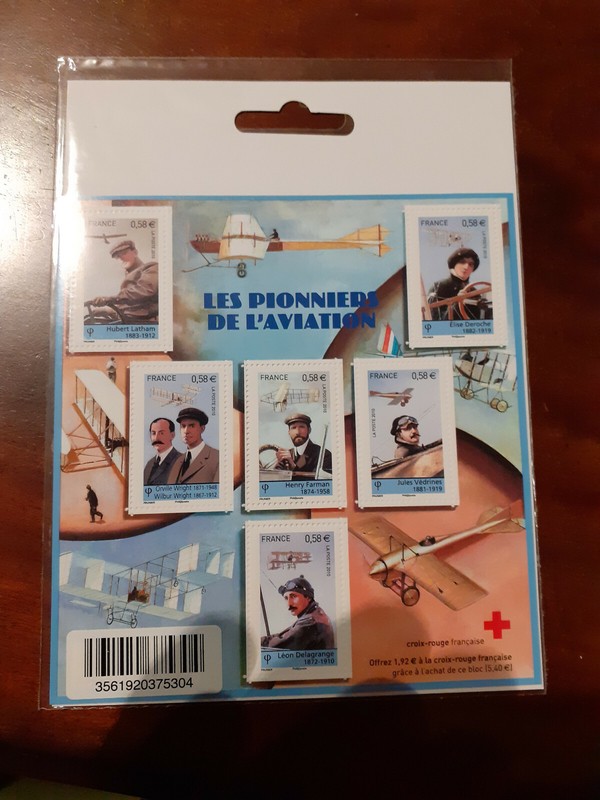 Feuillet Croix Rouge 2010 F4504 Sous Blister Neuf Les Pionniers De L'Aviation