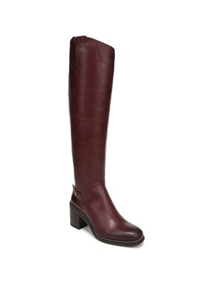 

FRANCO SARTO Женские бордовые декоративные кожаные сапоги Kiana на каблуке 5,5 м WC, Burgundy, H2694L3