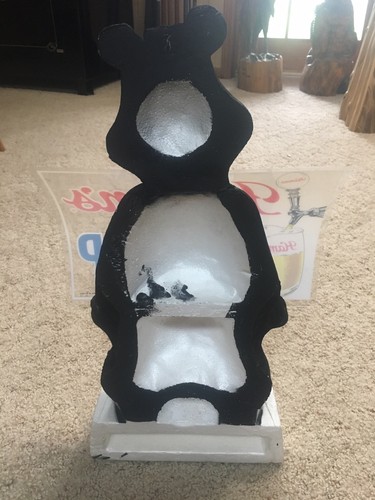 Hamms Beer Small Styro Bear Sign