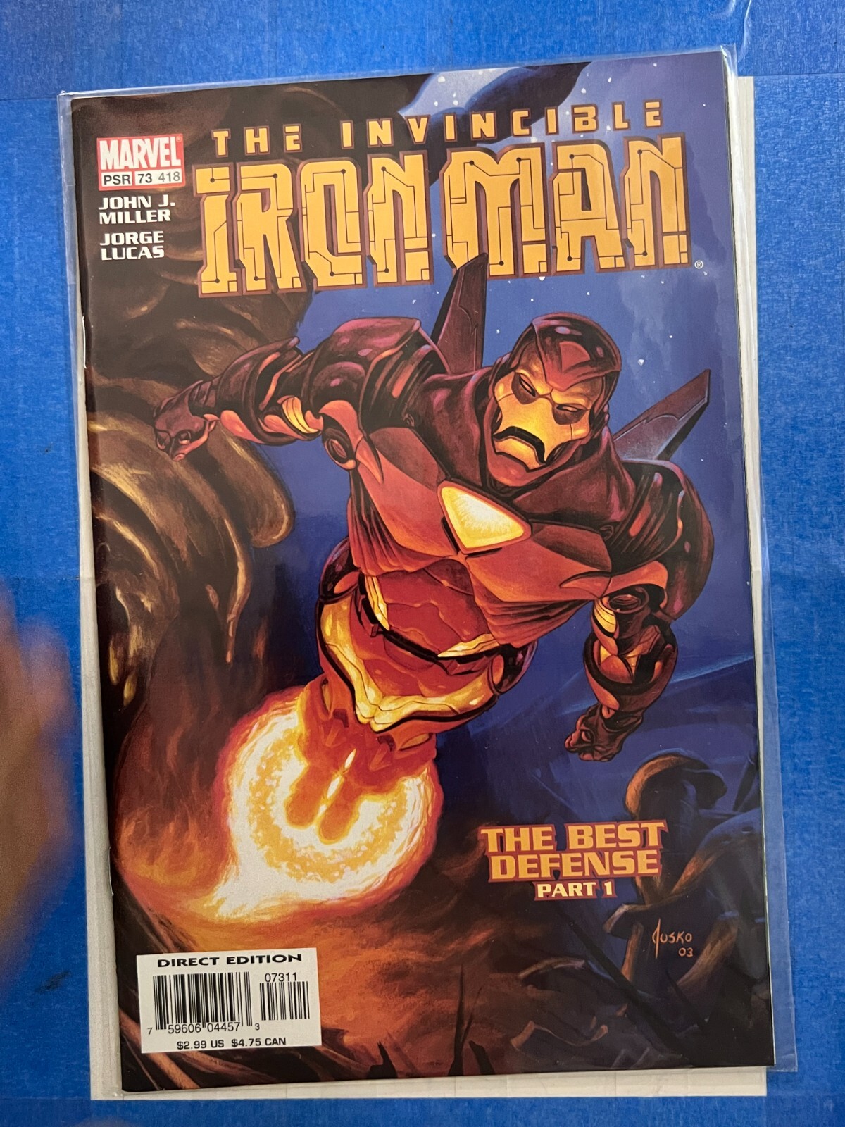 The Invincible Iron Man #73 418 2003 Marvel Comics | Combined