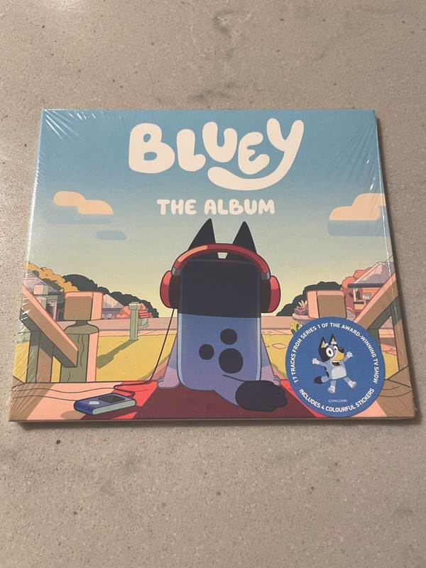 Bluey The Album Cd - Brand New & Sealed - Includes Stickers Free Delivery