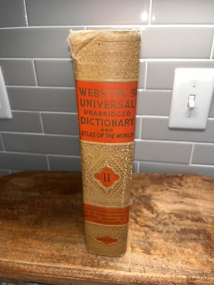 Websters Universal Unabridged Dictionary 1940 Volume 2