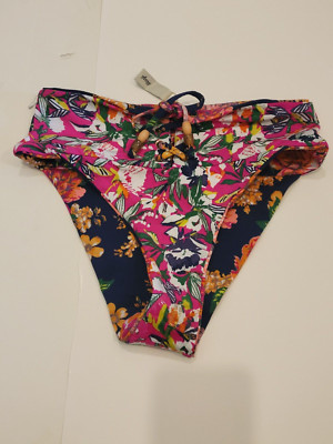Maaji  high rise applause peony bikini bottom medium new no tags
